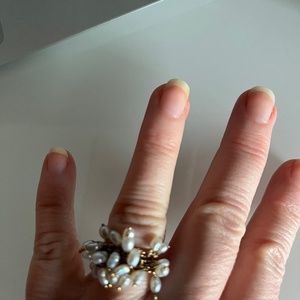 Antique Freshwater Pearl Ring Size 5
